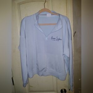 Ocean Drive Light Blue Bomber Jacket